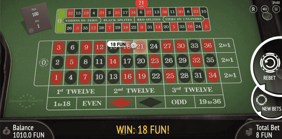 european roulette gameplay