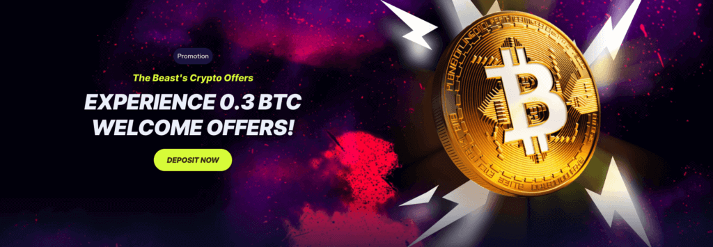 crypto Welcome bonus at BetBeast