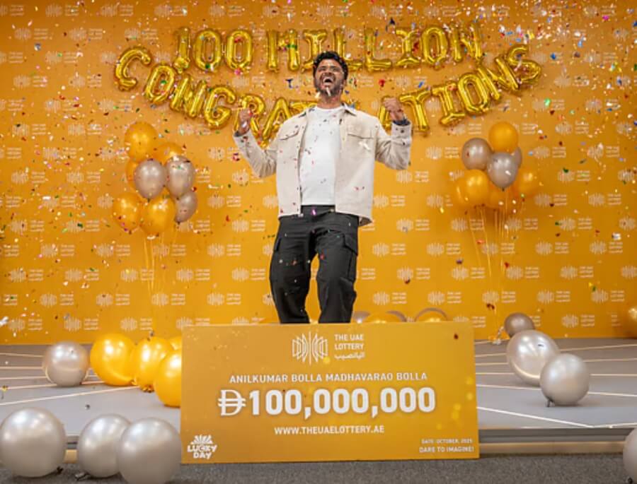 Dh100 Million Jackpot Winner in UAE